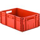 Euro Box Serie MF 6220, aus PP, Inhalt 41,6 L, Durchfassgriff, rot