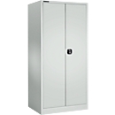 Schäfer Shop Select Material cabinet MSI 2509, 5 OH, 4 intermediate shelves, cylinder lock, W 950 x D 500 x H 1935 mm, light grey RAL 7035/light grey RAL 7035