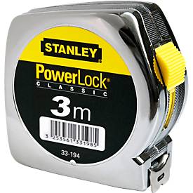STANLEY Bandmaß PowerLock®, L 3m x B 12,7 mm