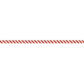Absperrband, Polyethylen-Folie, 100 m x 80 mm, rot/weiß schraffiert, 1 Rolle