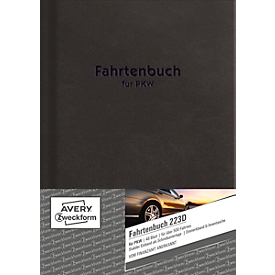 Avery Zweckform Fahrtenbuch, Hardcover, DIN A5, 48 Blatt