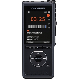 Diktiergerät Olympus DS-9000, mit 360-Grad-Mikrofon, USB-Docking-Station, mit Schiebeschalter