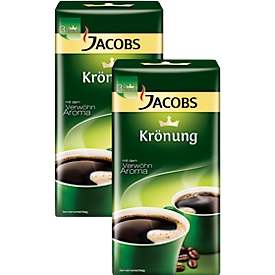 Doppelpack Jacobs Krönung Kaffee in Spitzenqualität, gemahlen