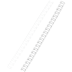 GBC® Drahtbinderücken, ø 14 mm, weiß