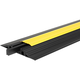 EHA Vario Kabelbrücken, herausnehmbarer Mittelsteg, für In- und Outdoor, L 1000 mm, schwarz/ gelb