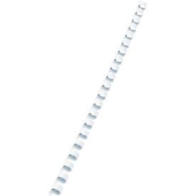 GBC® Binderücken, Plastik, Ø 10 mm, 100 Stück, weiß