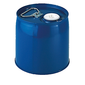 Kombi-Behälter Düperthal, Transportzulassung für alle Verpackungsgruppen, BAM-Zulassung, Ø 250 x H 200 mm, Polyethylen, blau