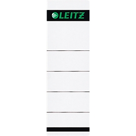 LEITZ® Rückenschild, Rückenbreite 80 mm, selbstklebend, 10 Stück, grau