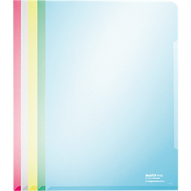 LEITZ® Sichthülle Premium 4153, glatt, 100 Stück, farblich sortiert