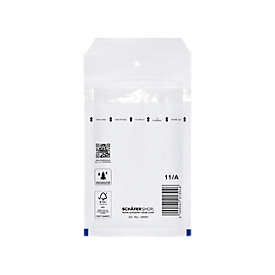 Luftpolstertasche, weiß, 200 St., 95x165 mm/120x175 mm