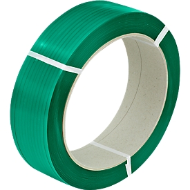 PET Polyester- Umreifungsband 12,5 x 0,60mm x 2500m, grün-geprägt, Kern: 406mm