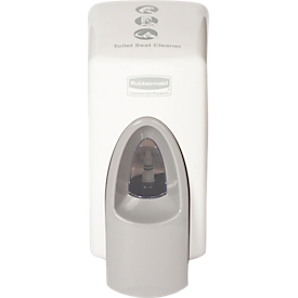 Spender für Toilettensitzreiniger Rubbermaid®, 400 ml, kompatibel mit RVU03817, L 135 x B 105 x H 214 mm, weiß-grau