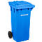 Mülltonne PRO 120 WAVE, 120 l, fahrbar, blau 