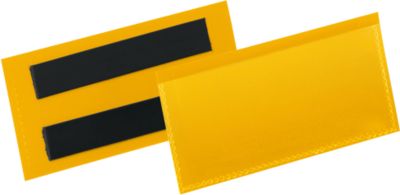 Etiketten- und Kennzeichnungstaschen B 100 x H 38 mm, 50 Stück, gelb
