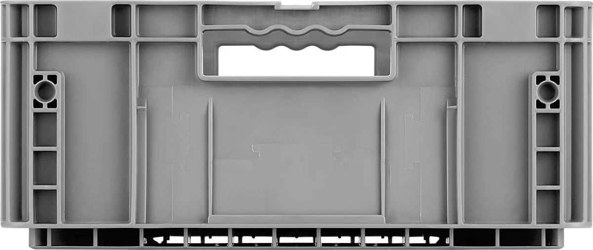 Euro Box Serie MF 6170, aus PP, Inhalt 30,8 L, Durchfassgriff, grau