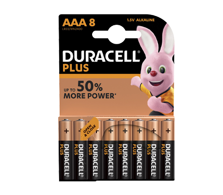Piles DURACELL® Plus, Micro AAA